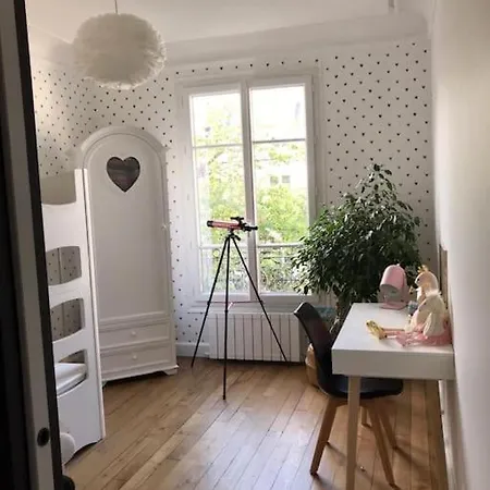 Beautifully Designed Homely Calm Parisian Duplex