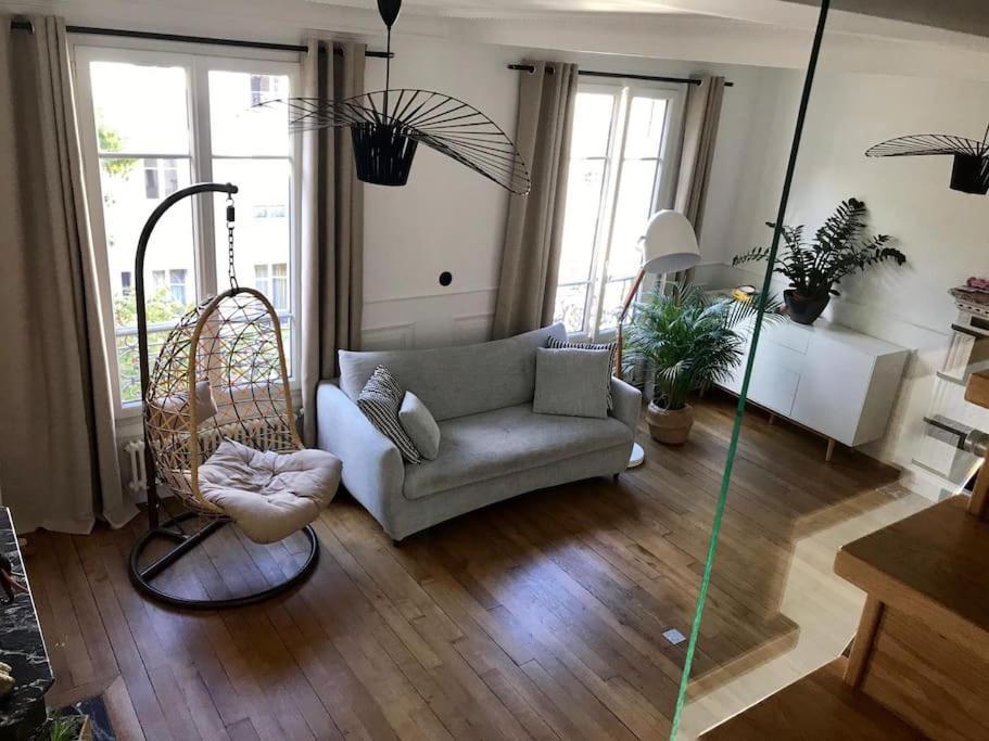 Apartment Beautifully Designed Homely Calm Parisian Duplex *