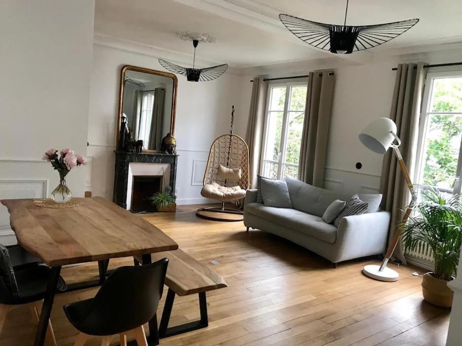 Beautifully Designed Homely Calm Parisian Duplex Apartment *